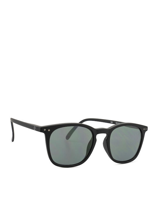 Izipizi Women's Sunglasses with Black Plastic Frame and Black Lens