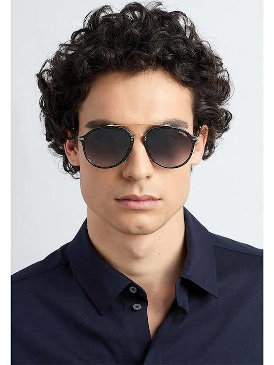 Carrera Men's Sunglasses with Black Frame and Gray Gradient Lens 171/S WR79O