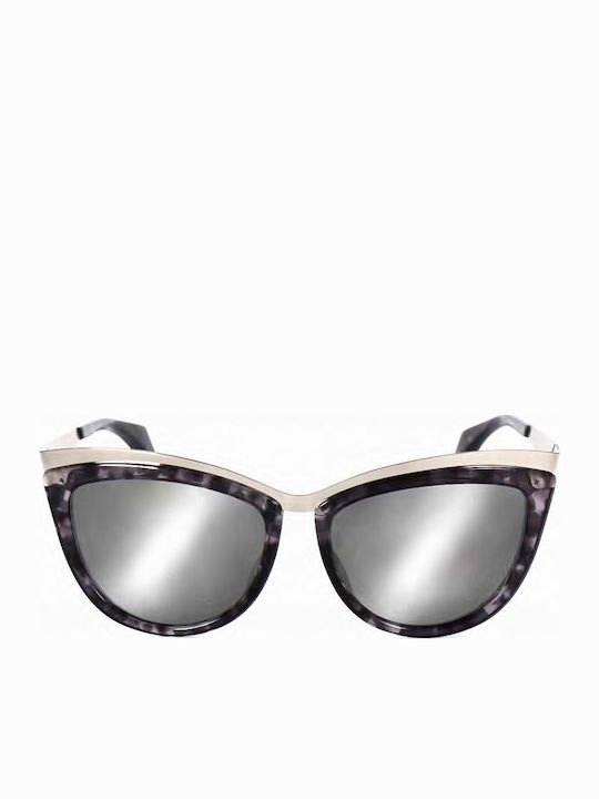 Alexander McQueen Damen Sonnenbrille mit Mehrfarbig Gestell