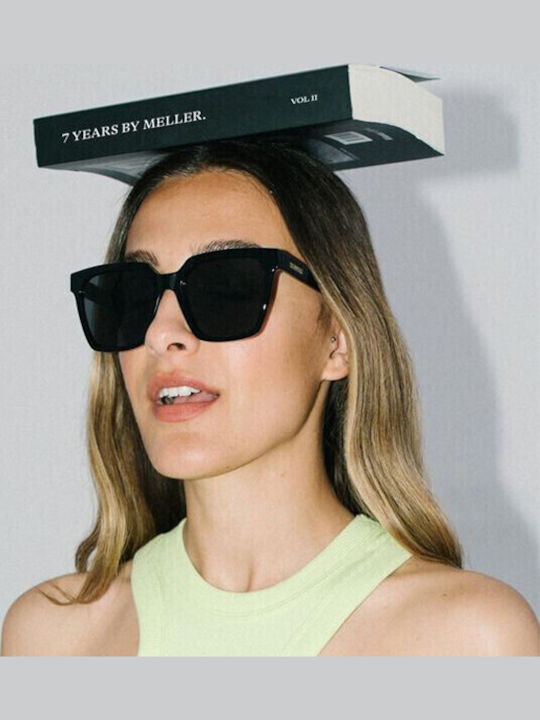 Meller Shaira Women's Sunglasses with Plastic Frame All Black SH-TUTCAR