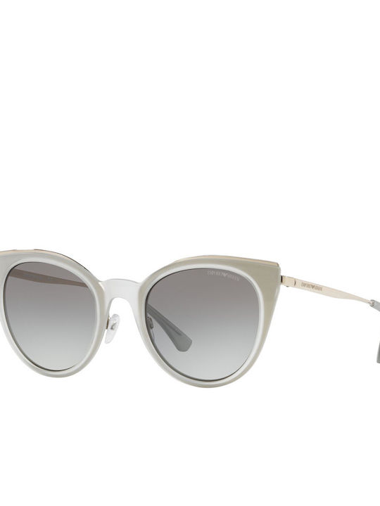 Emporio Armani Women's Sunglasses with Gray Metal Frame and Gray Gradient Lens EA2063 301511