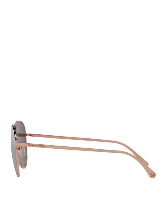 Michael Kors Kona Women's Sunglasses with Rose Gold Metal Frame and Gray Lens MK1089 11086G