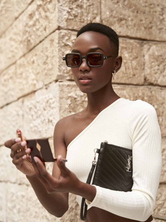 AV Sunglasses Summit Γυαλιά Ηλίου Μαύρα με Κοκκάλινο Σκελετό
