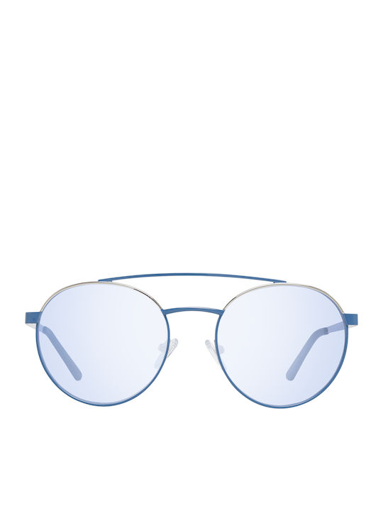 Guess Damen Sonnenbrille mit Blau Metall Gestell und Blau Linse GU3047 84X