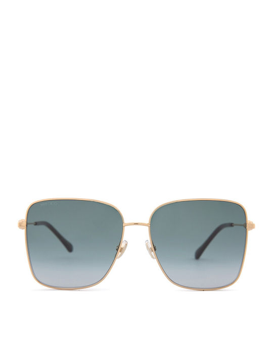 Jimmy Choo Women's Sunglasses with Gold Metal Frame and Gray Gradient Lens HESTER/S 2M2/9O