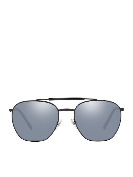 Vogue Men's Sunglasses with Black Metal Frame and Blue Lens VO4256S 352/4Y