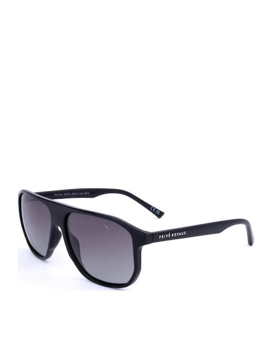 Prive Revaux Unisex Sunglasses with Black Plastic Frame and Black Gradient Lens THECRUZ/S 807WJ
