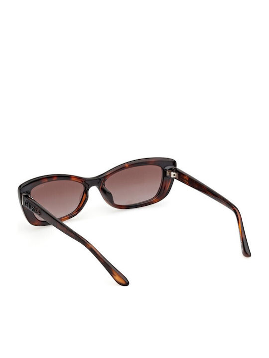 Guess Guess Women's Sunglasses with Black Tartaruga Horn-Rimmed Frame and Brown Gradient Lenses