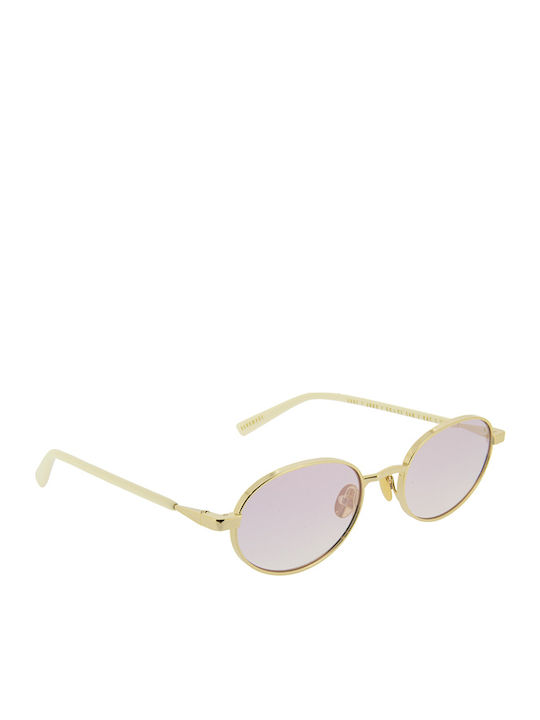 Gast Women's Sunglasses with Gold Metal Frame and Pink Gradient Lens JD03