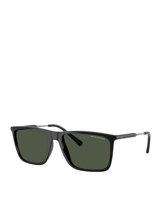Armani Exchange Bărbătești Ochelari de soare cu Negru Cadru și Verde Lentilă AX4160S 81582J