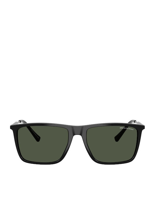 Armani Exchange Bărbătești Ochelari de soare cu Negru Cadru și Verde Lentilă AX4160S 81582J