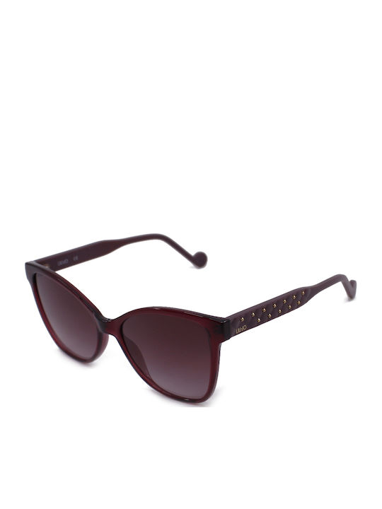 Liu Jo Women's Sunglasses with Brown Tartaruga Plastic Frame