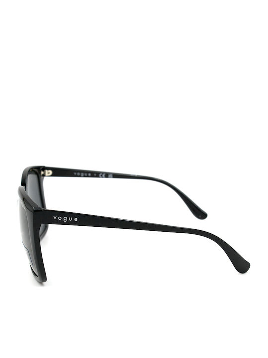 Vogue Women Sunglasses with Black Horn-Rimmed Frame and Grey Gradient Lens VO5411S W44/87