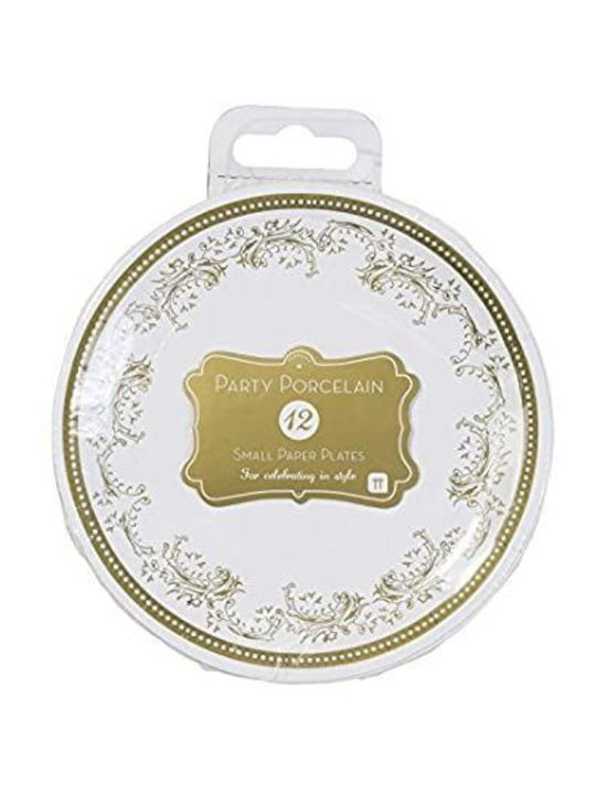 Talking Tables Gold Plates 12 Pieces