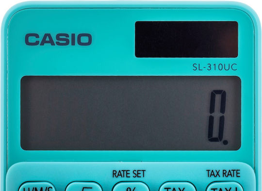 Casio SL-310UC Calculator Accounting Pocket 10 Digits in Green Color 1pcs