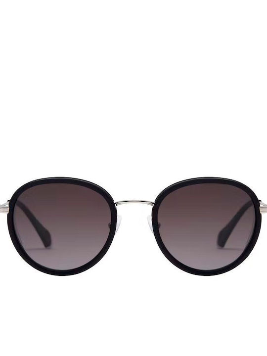 Gigi Barcelona Brown Unisex Sunglasses with Black Frame and Gray Polarized Lens 6560/8