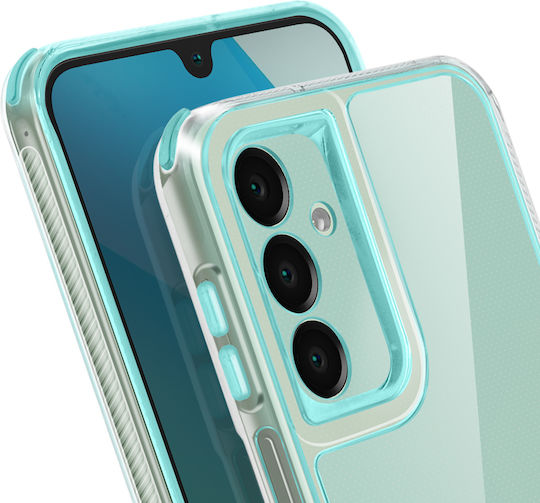 Avizar Case Galaxy A16 Reinforced Dual-material Design Textured Anti-slip Turquoise
