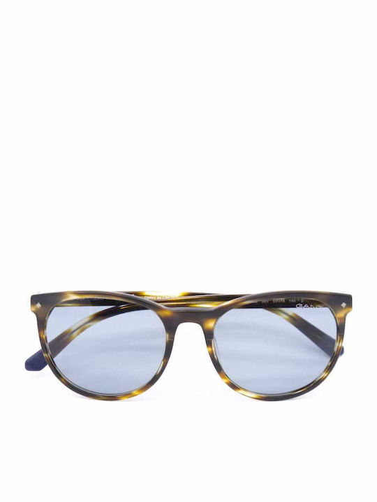 Gant Men's Sunglasses with Brown Tartaruga Plastic Frame GA7092 56V