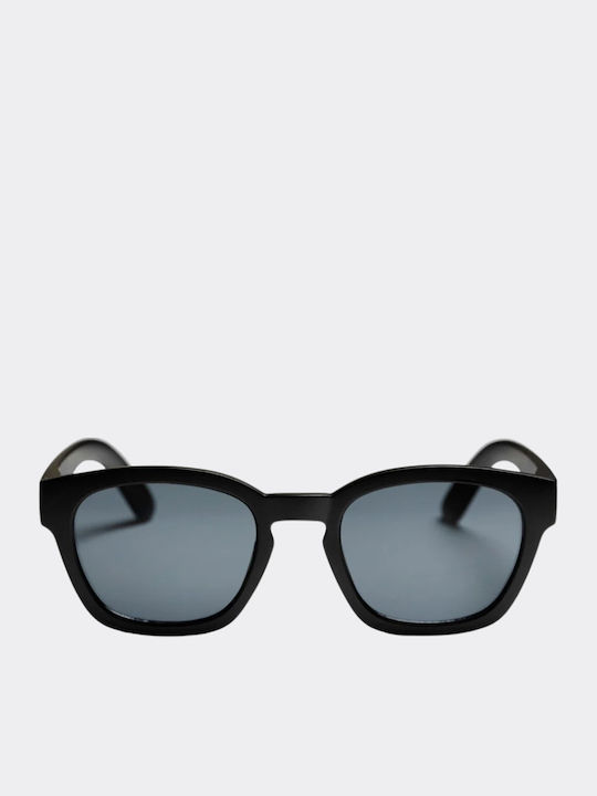 Chpo Vik Unisex Sunglasses with Black Plastic Frame and Black Lens 16132KK