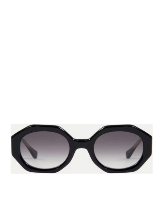 Gigi Barcelona Molly Damen Sonnenbrille mit Kunststoff Gestell Black 6686/1