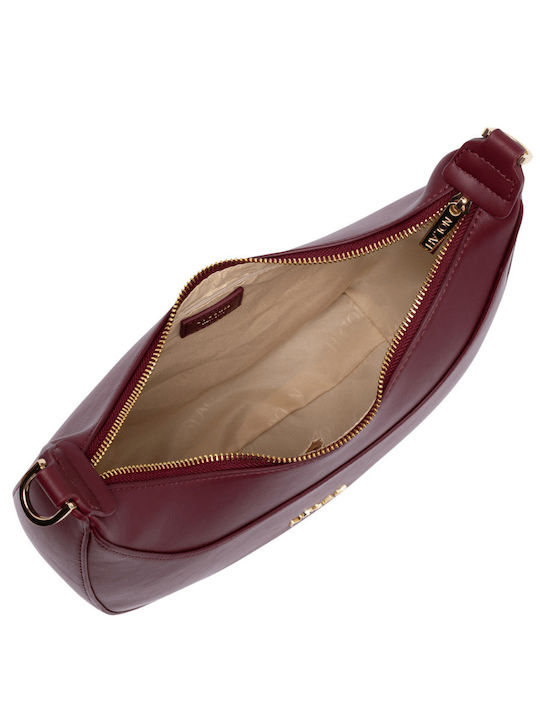 Fabela Damentasche Schultertasche Burgundisch