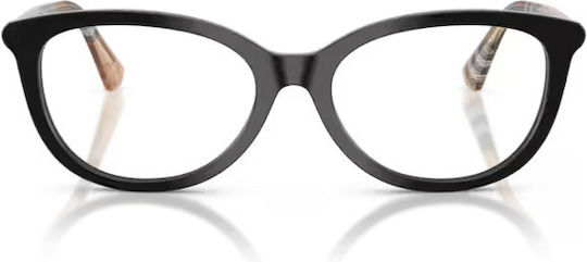 Burberry Rame Ochelari Pentru Femei Fluture Negru BE2431 4161
