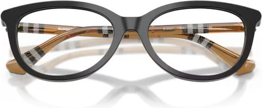 Burberry Rame Ochelari Pentru Femei Fluture Negru BE2431 4161