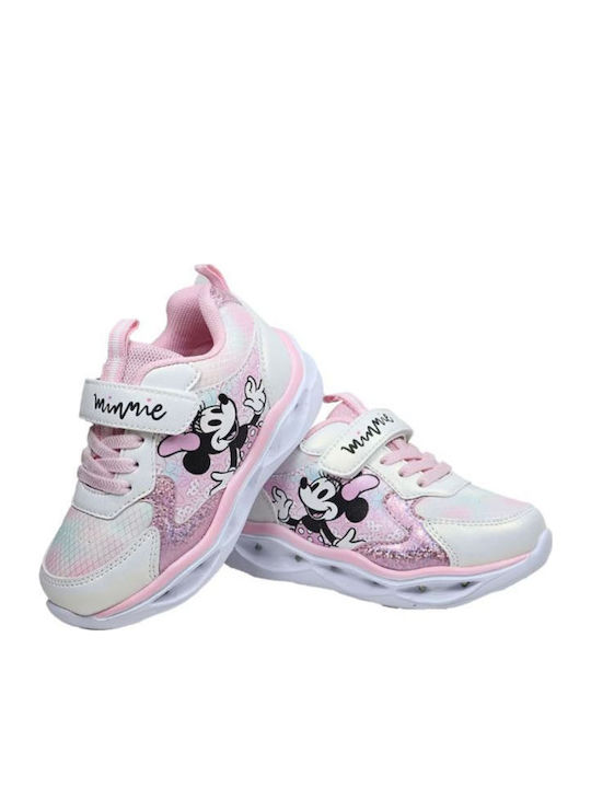 Minnie Детски маратонки Low Светещи Розови
