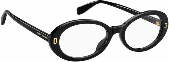 Marc Jacobs Metal Eyeglass Frame Black MJ 1132/G 807