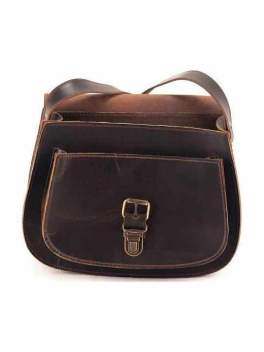 -leather Leather Women's Bag Crossbody Brown