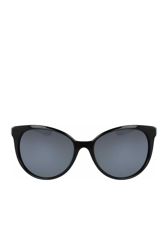 Nike Women's Sunglasses with Black Plastic Frame and Black Lens