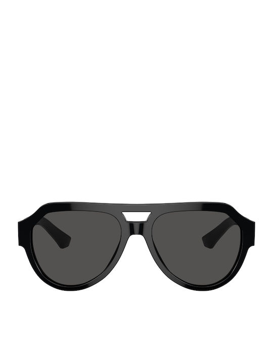 Dolce & Gabbana Мъжки Слънчеви Очила с Черна Пластмасова Рамка и Сиви Стъкла DG4466 501/87