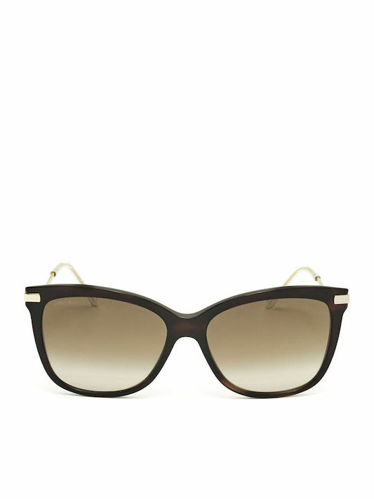 Jimmy Choo Steff/S Γυναικεία Γυαλιά Ηλίου με Καφέ Ταρταρούγα Σκελετό και Καφέ Ντεγκραντέ Φακό