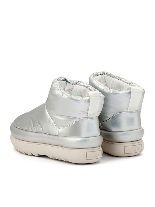 Classic Maxi Mini Women's Ankle Boots Silver 1135151-MSLV