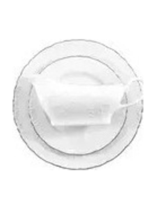 Emfasi Silver Porcelain Dinnerware Set 44pcs