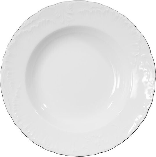 Emfasi Silver Porcelain Dinnerware Set 20pcs