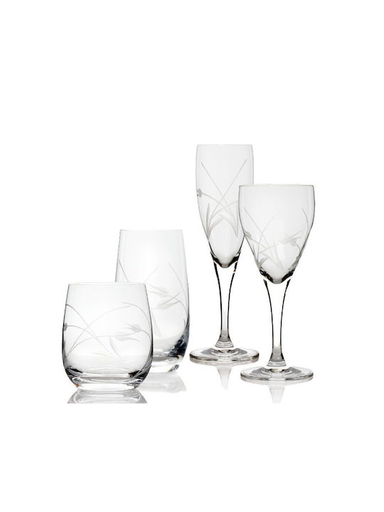 Rona Set of Glasses Champagne made of Crystal Stemmed 230ml 6pcs