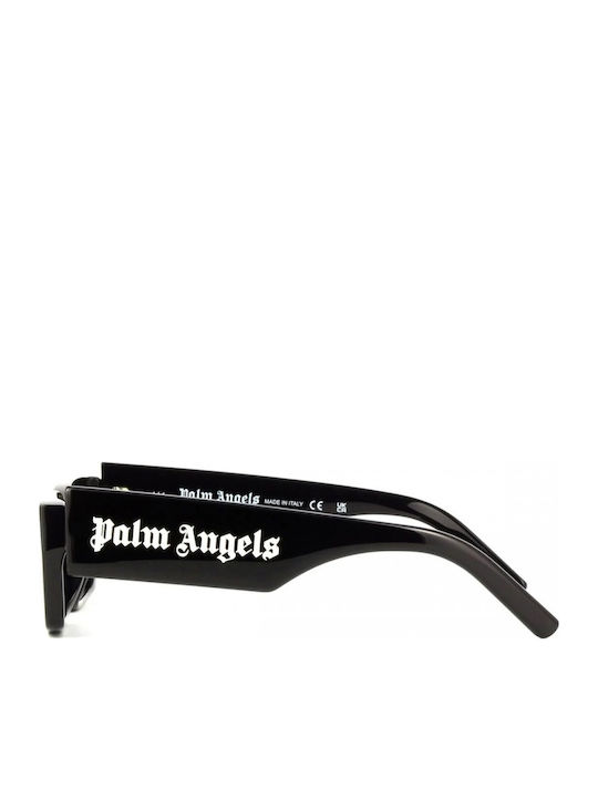 Palm Angels Women's Sunglasses with Black Plastic Frame and Black Lens