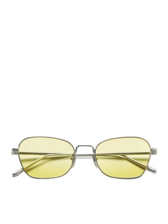 Chimi Lynx Damen Sonnenbrille mit Metall Gestell Lemon Yellow