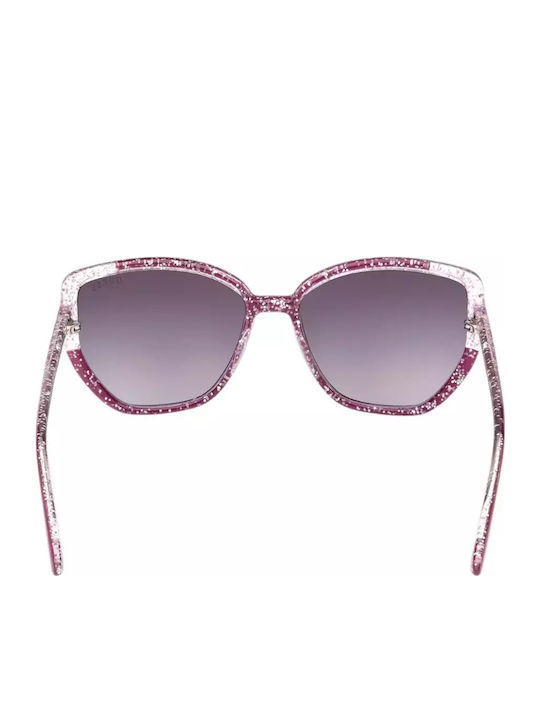 Guess Ochelari De Soare Pentru Femei Cu Ramă Violet Din Plastic Și Lentile Gri GU7882 81B
