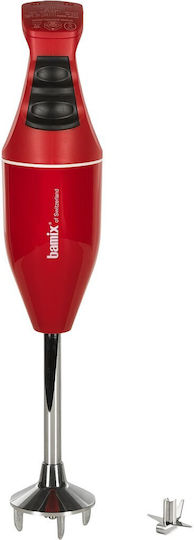 Bamix Classic Ραβδομπλέντερ με Ανοξείδωτη Ράβδο 140W Κόκκινο