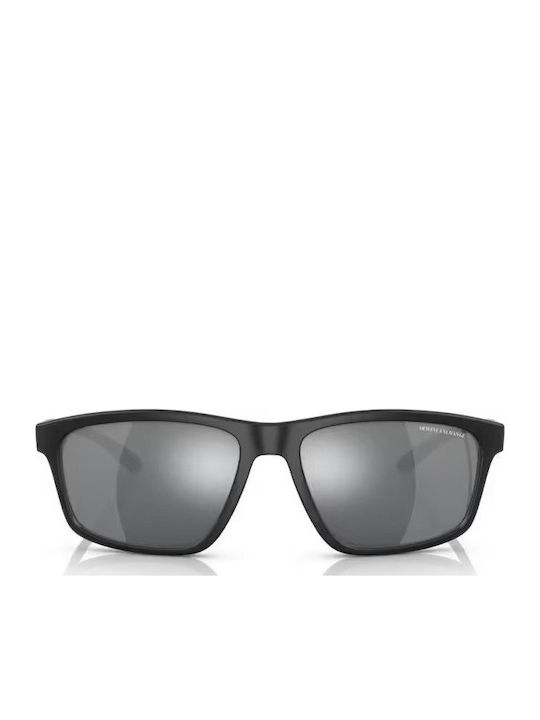 Armani Exchange Мъжки Слънчеви Очила с Черна Пластмасова Рамка и Сиви Стъкла AX4122S 80786G