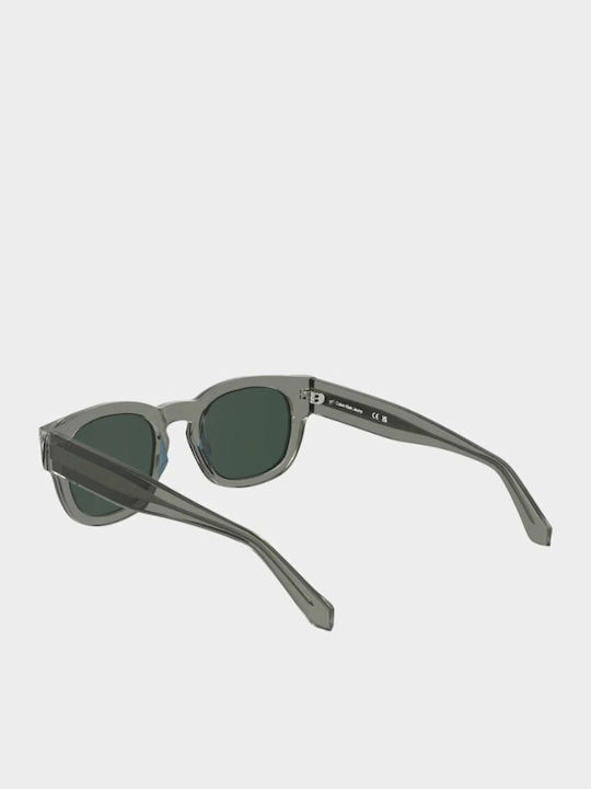 Calvin Klein Unisex Sunglasses with Gray Plastic Frame and Gray Lens CKJ25601S 057