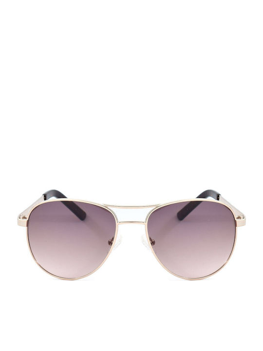 Guess Ochelari De Soare Pentru Bărbați Cu Ramă Metalică Gri Și Lentile Maro Degrade GF0408/32F