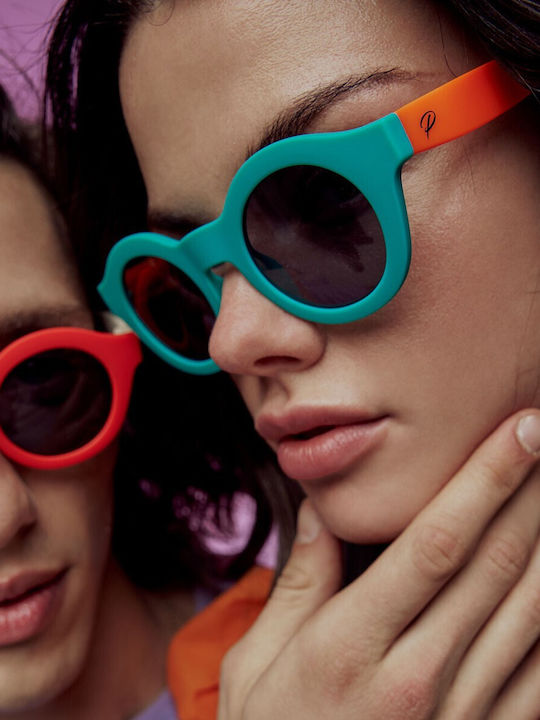 Colori Unisex Sunglasses with Plastic Frame Red/Black SS9723
