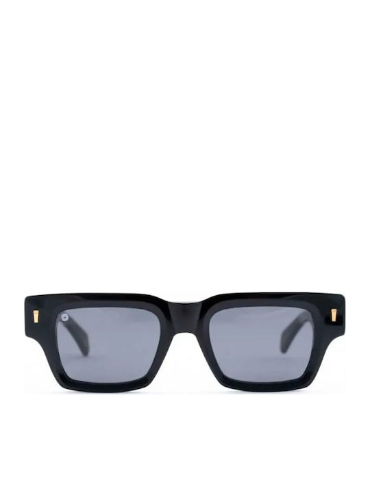 Kyme Unisex Ochelari de soare cu Negru Cadru și Negru Lentilă BOXY 01
