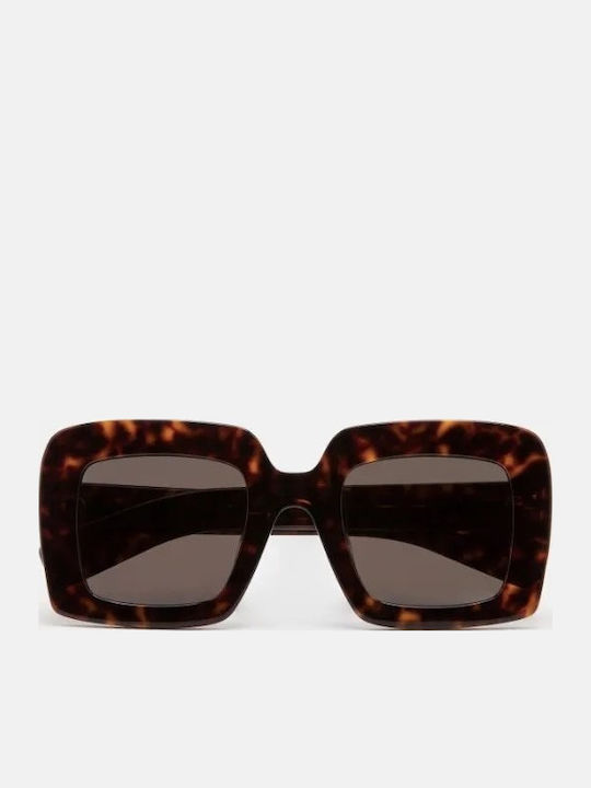 Kaleos Women's Sunglasses with Brown Tartaruga Plastic Frame and Brown Lens Gerhard 2