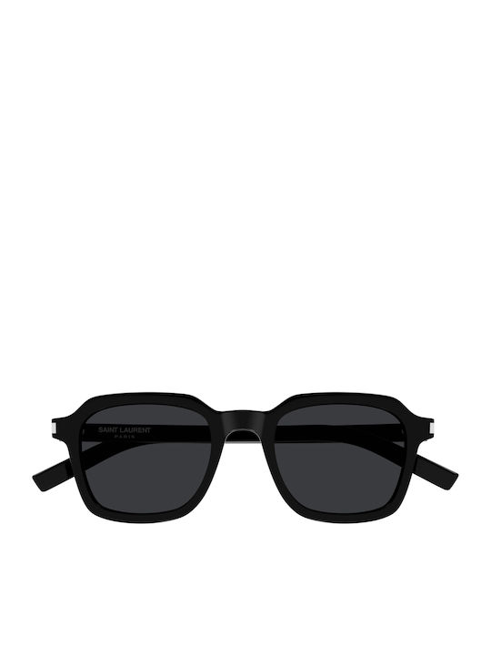 Ysl Unisex Sunglasses with Black Plastic Frame and Black Lens SL 715 001