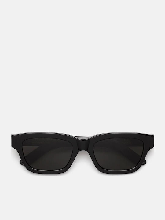 Retrosuperfuture Milano Unisex Sunglasses with Black Plastic Frame and Black Lens 94Z
