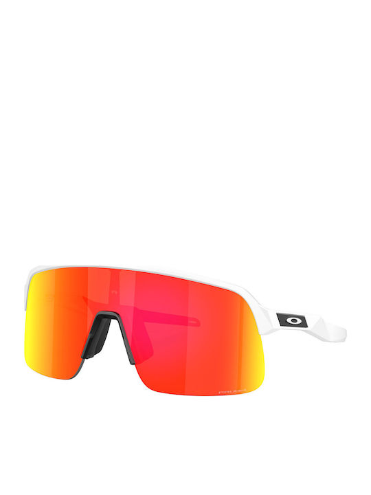Oakley Sutro Lite S Prizm Мъжки Слънчеви Очила с Бяла Пластмасова Рамка и Червени Стъкла OO9496-02